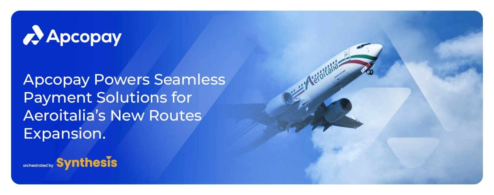 Image news aboutApcopay Powers Seamless Payment Solutions for Aeroitalia's New Routes Expansion.
